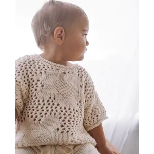 Crochet Tee - Natural