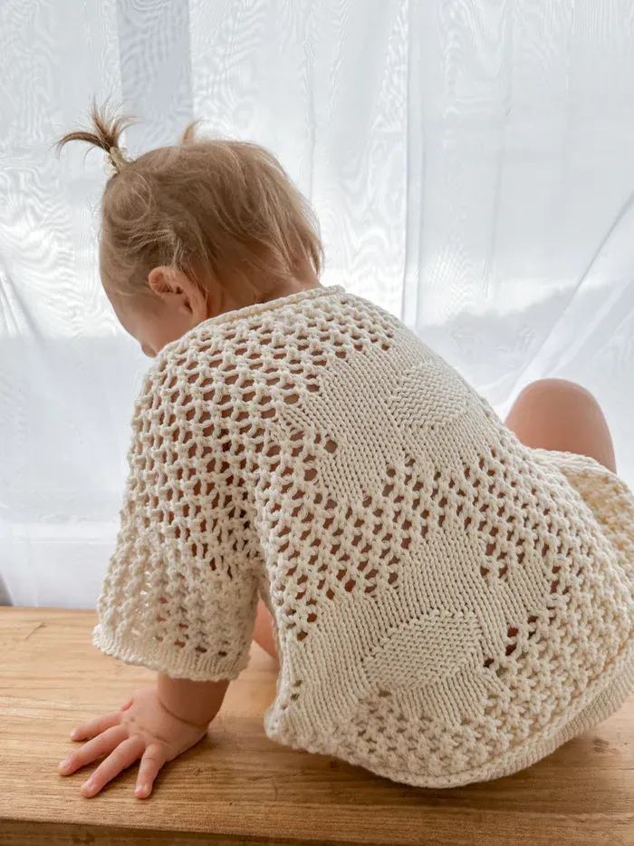 Crochet Tee - Natural
