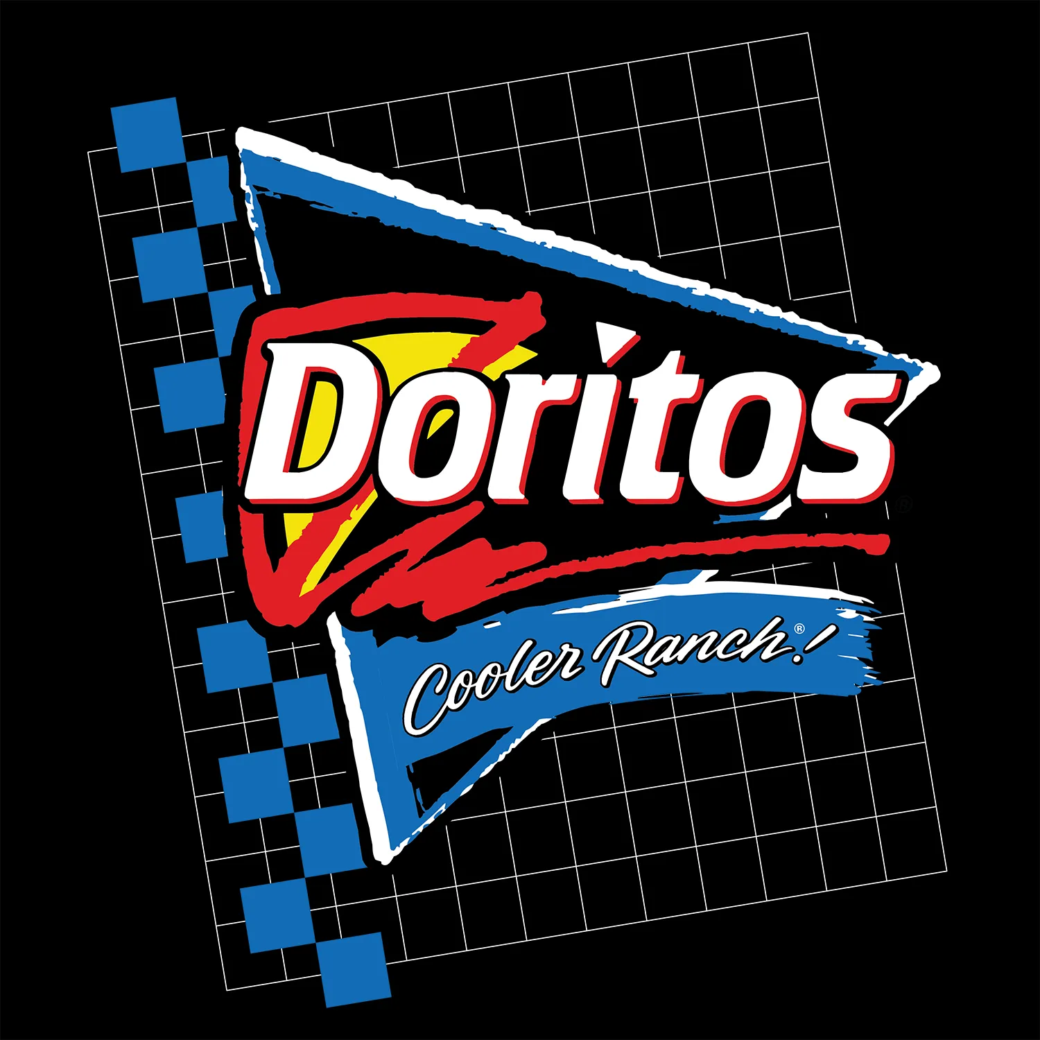 Doritos - Cool Ranch Black Tee