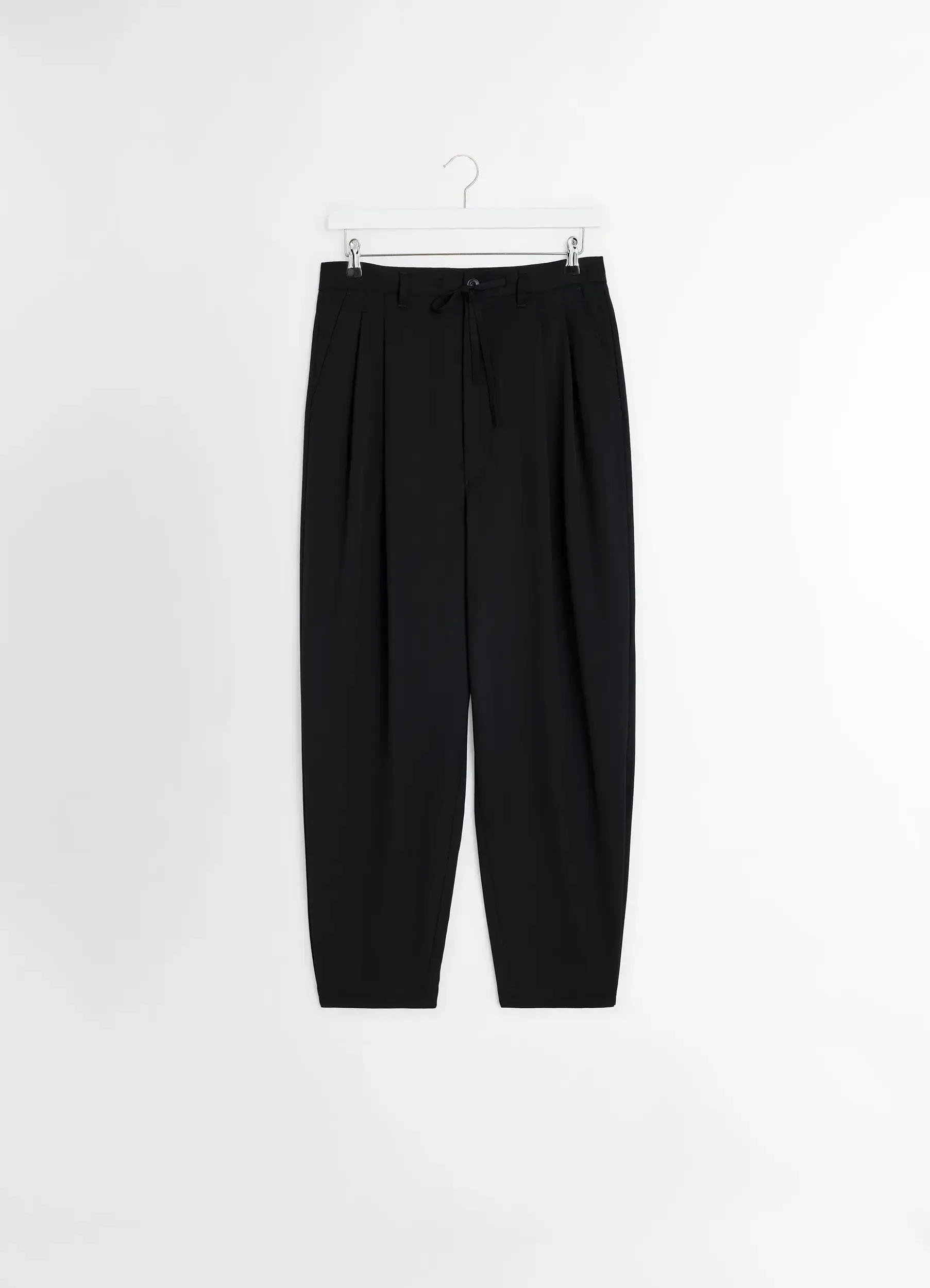 DRAWSTRING PLEATED PANTS