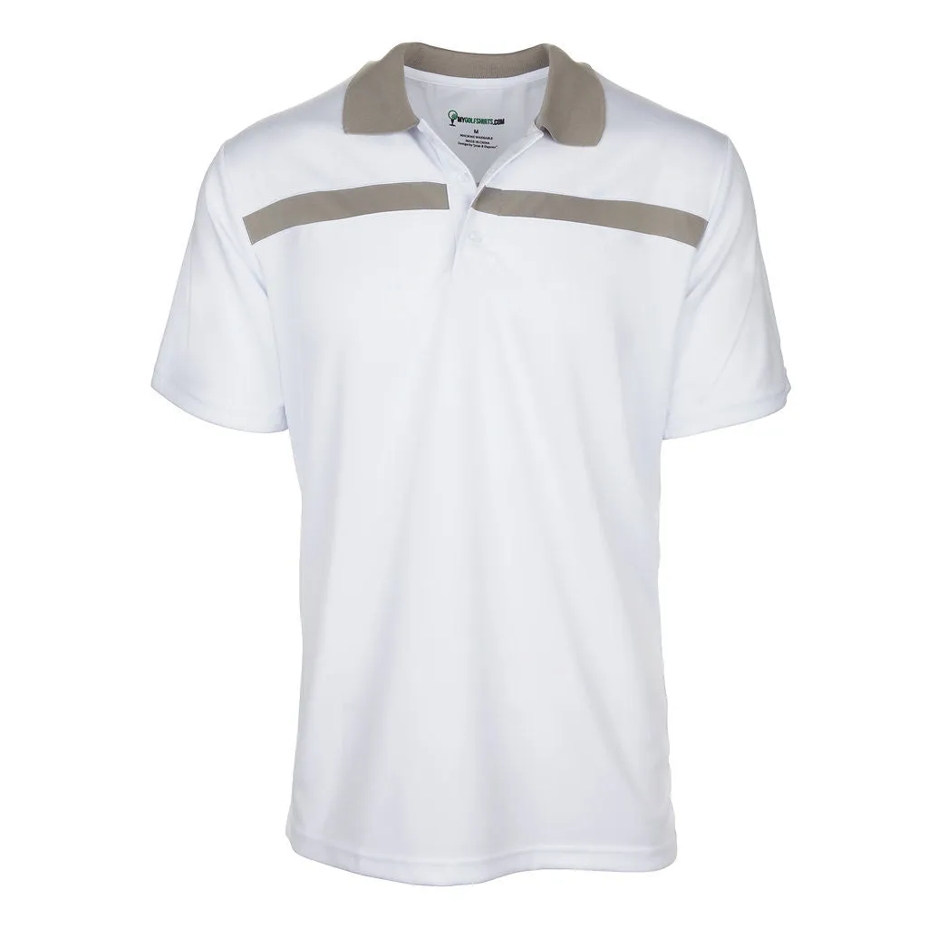 Dri-FIT Golf Shirts - Men’s Bold Line Contrast Standard Fit 6544