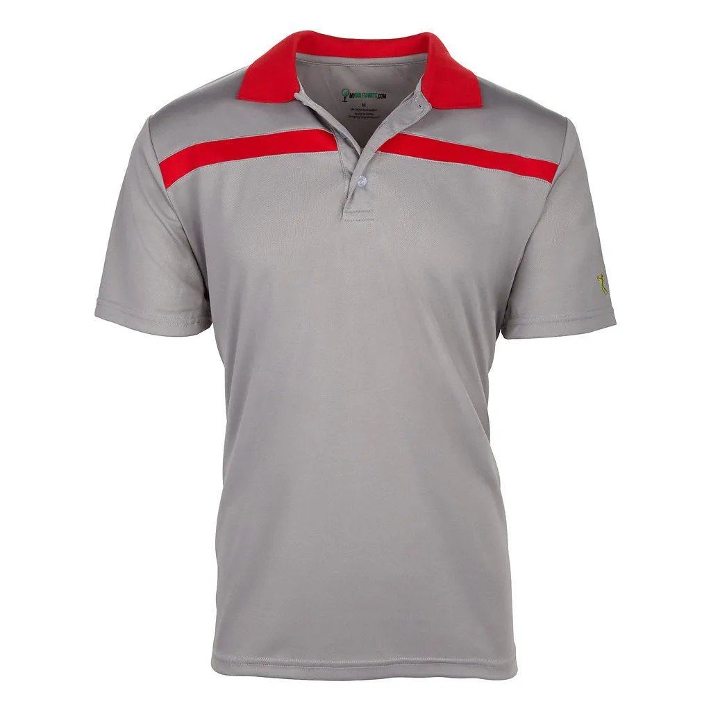 Dri-FIT Golf Shirts - Men’s Bold Line Contrast Standard Fit 6544