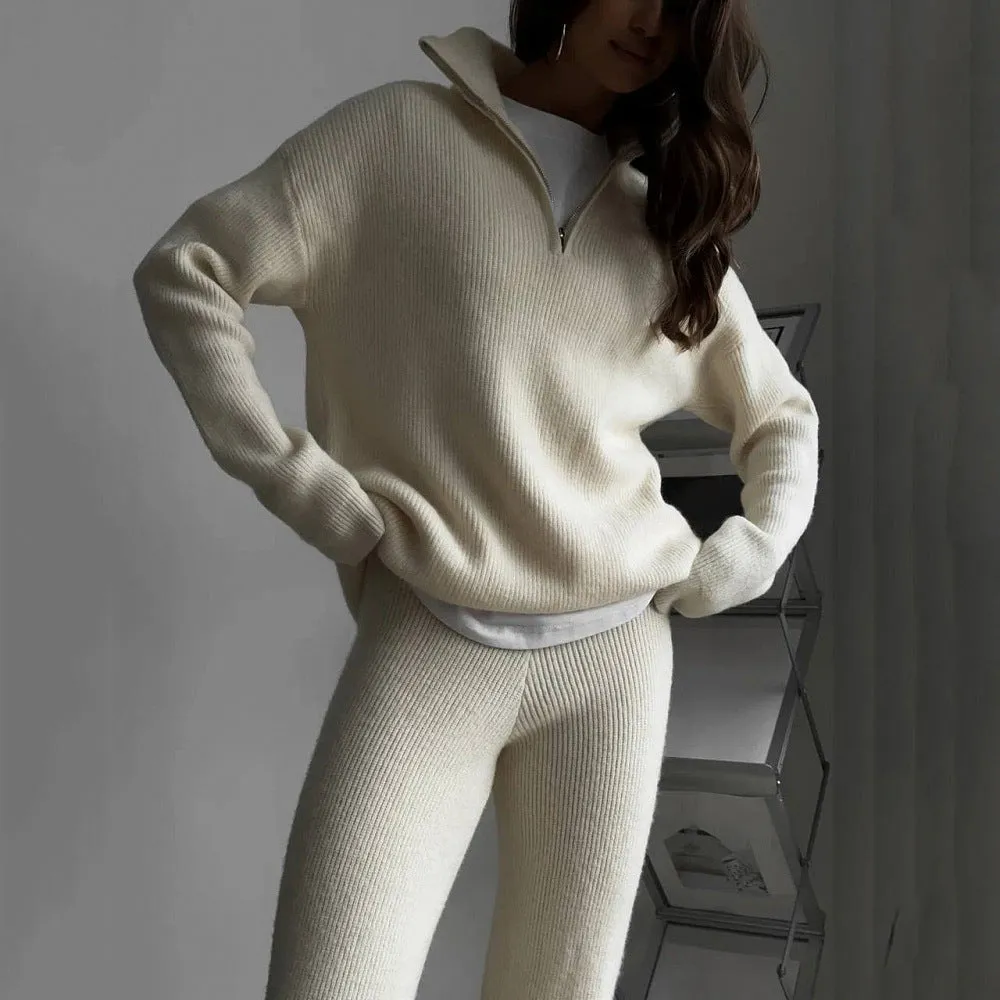 Elise Leroy Elegant Knitted Set
