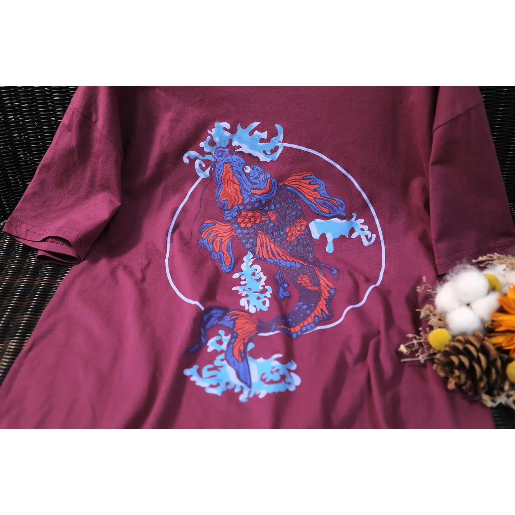 FASHION OVERDYED T-SHIRT