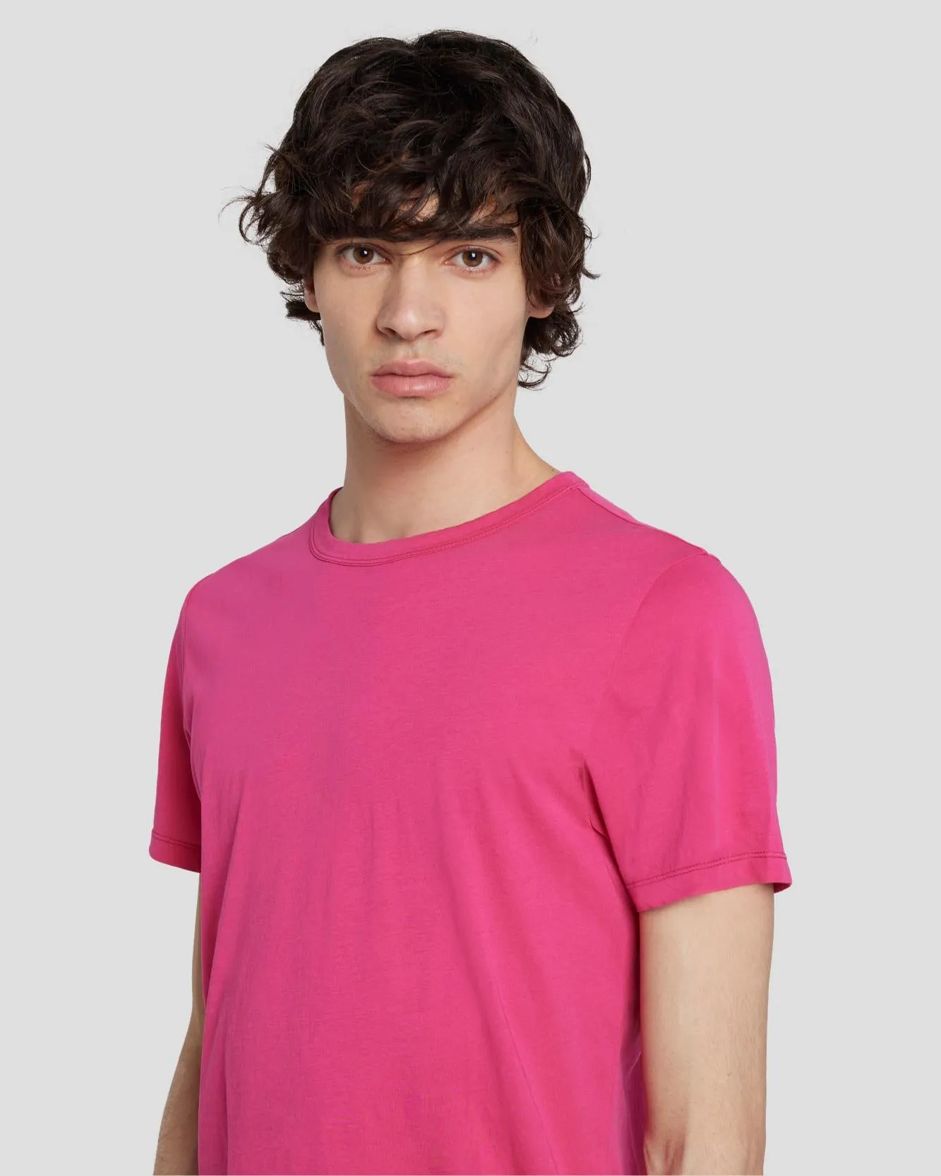 Featherweight Tee in Raspberry