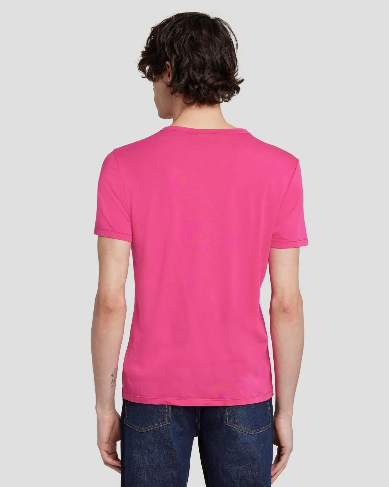 Featherweight Tee in Raspberry