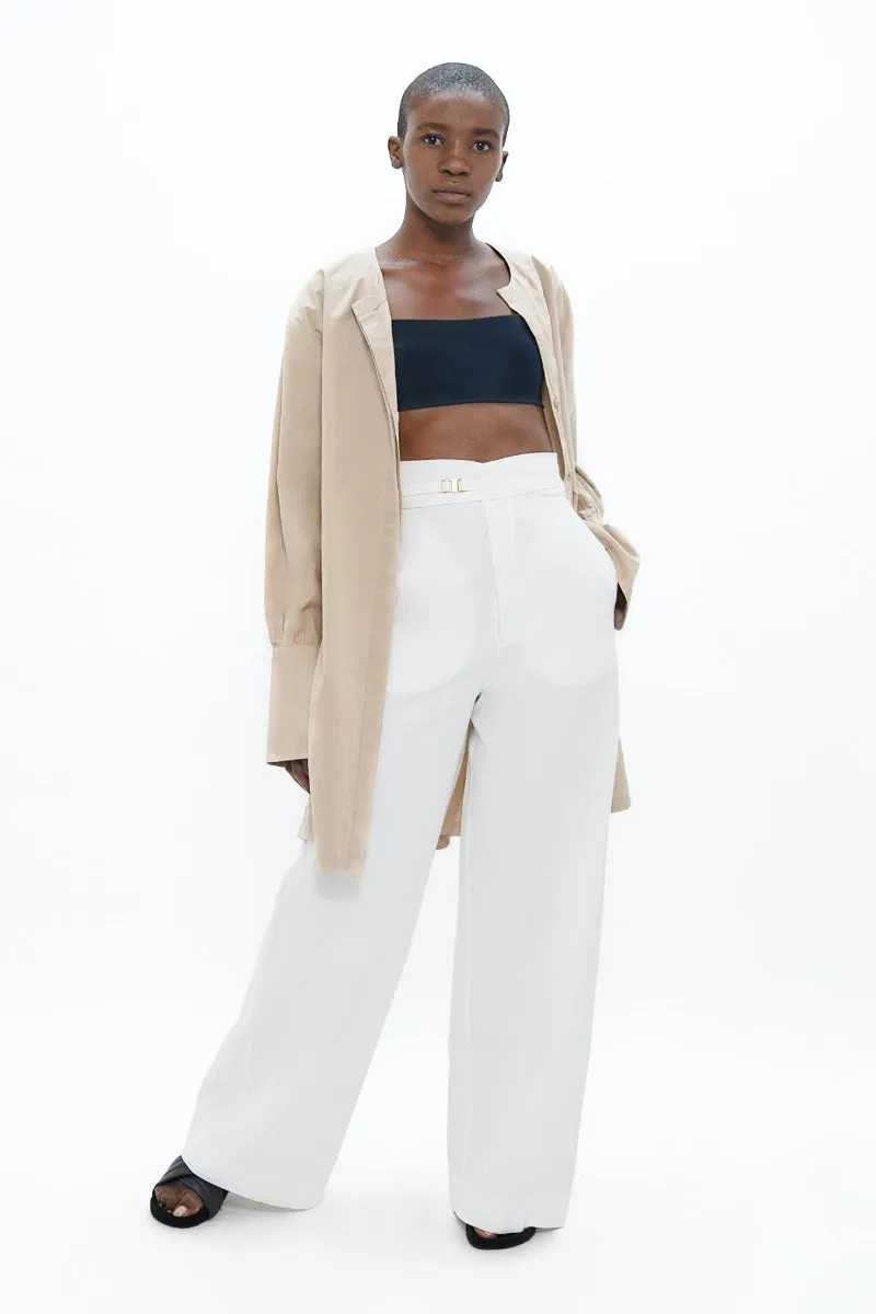 Florence FLR Pants In White Dove