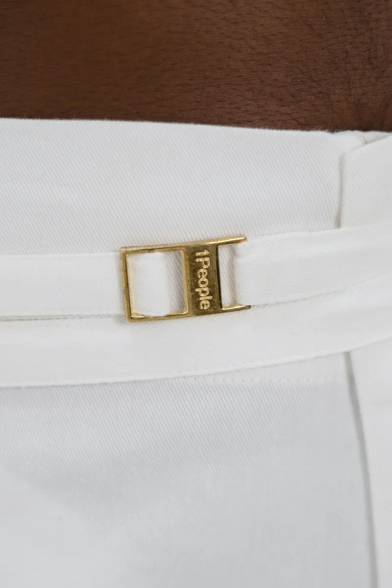 Florence FLR Pants In White Dove