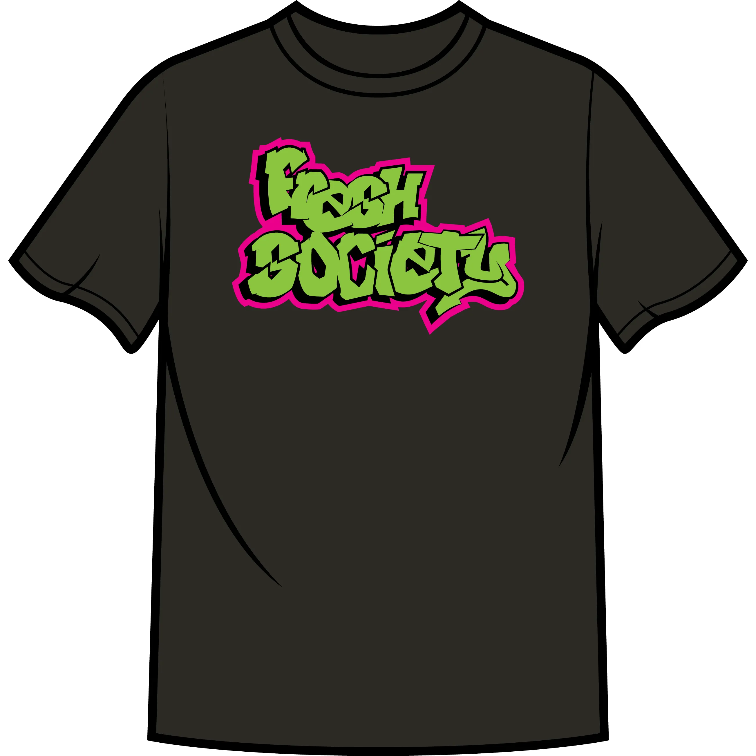 Fresh Society "Fresh Prince of San Jose" Black Tee