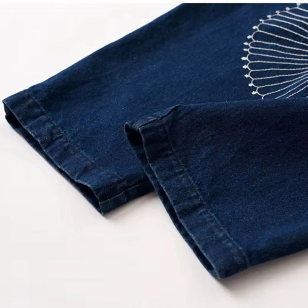 Geo Indigo Jeans