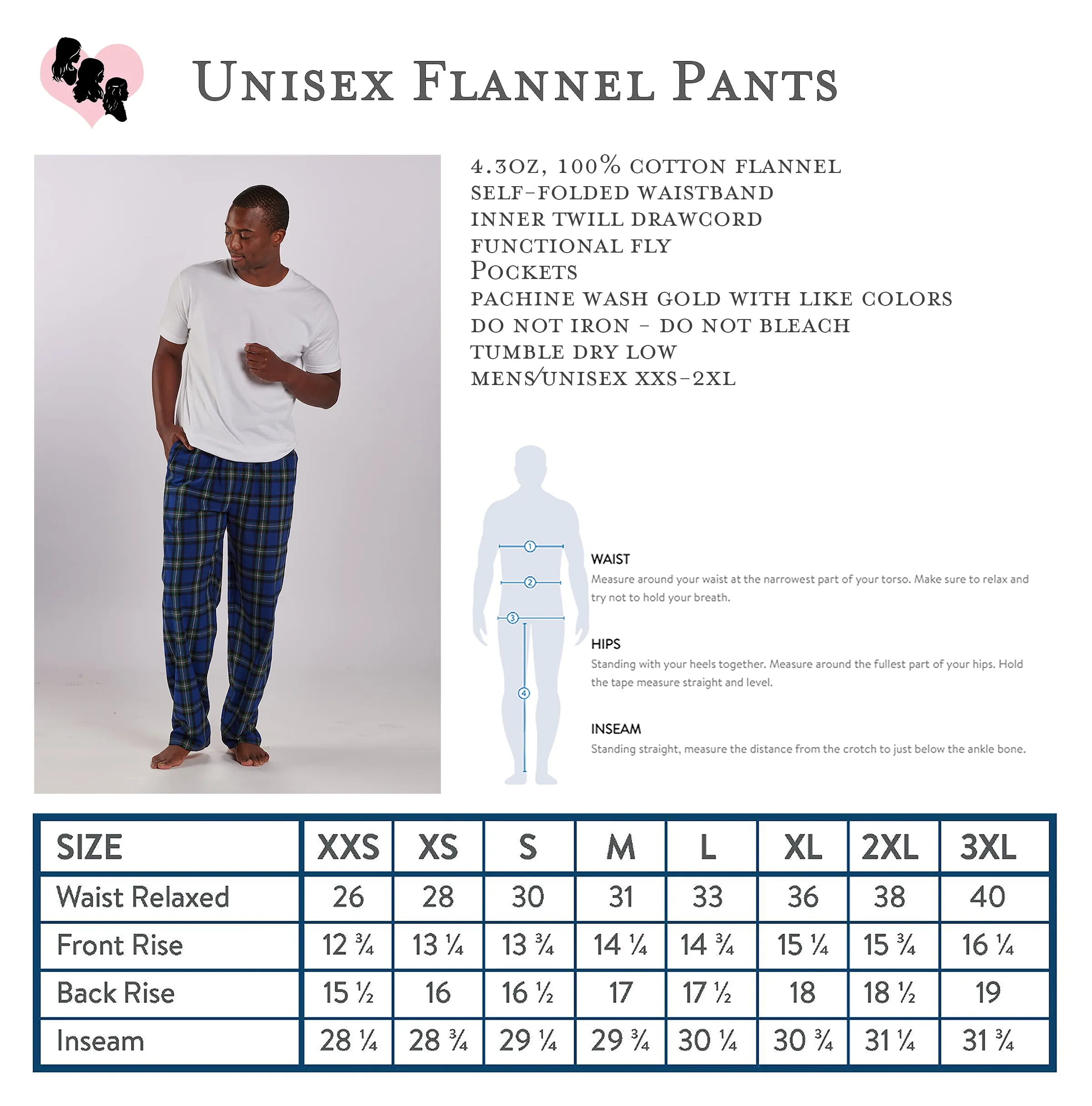 Georgia State University Embroidered Logo Flannel Pants