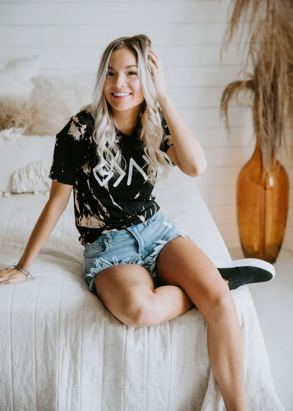 God Is Greater Bleached Tee