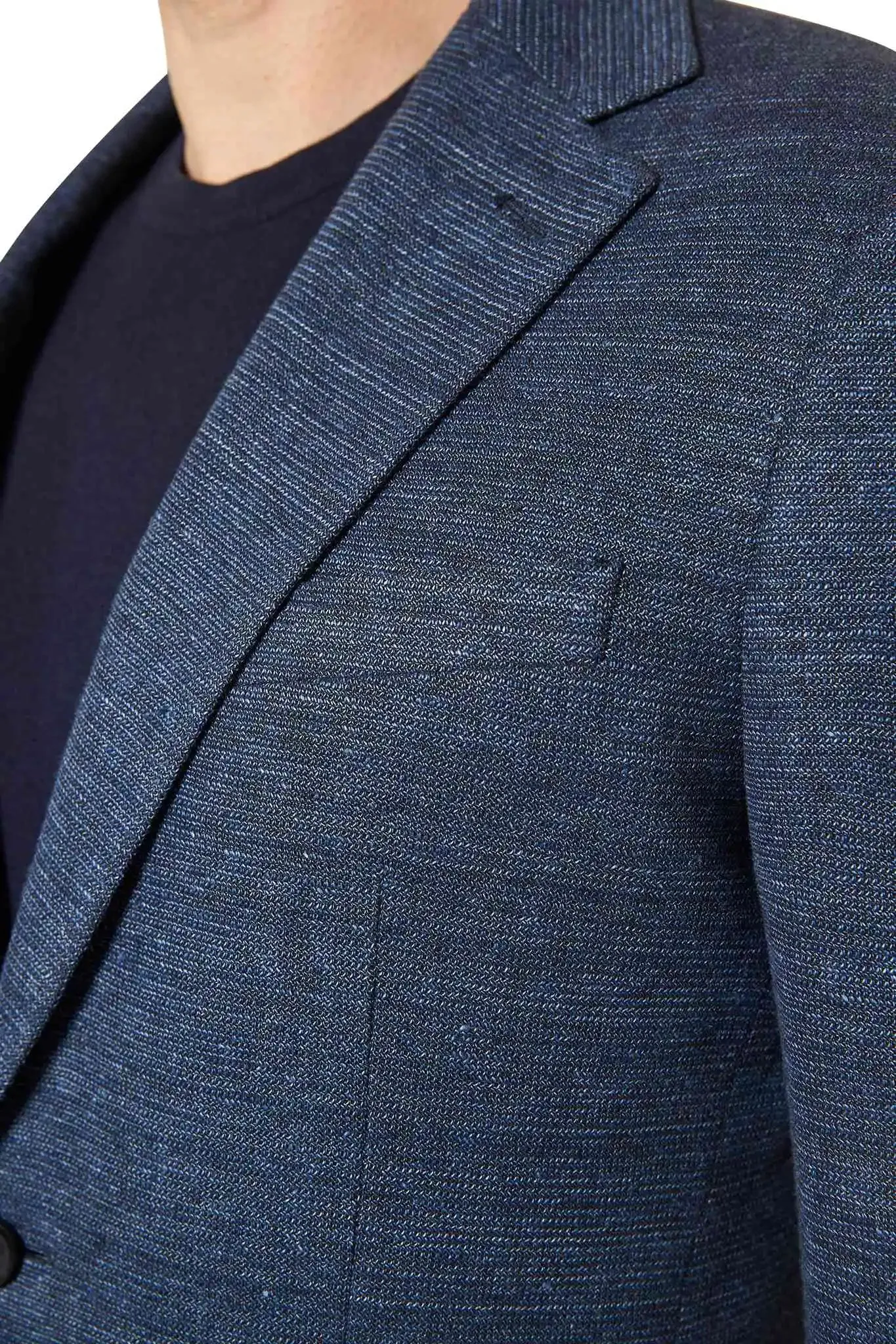 Grayson Jersey Blazer in Indigo