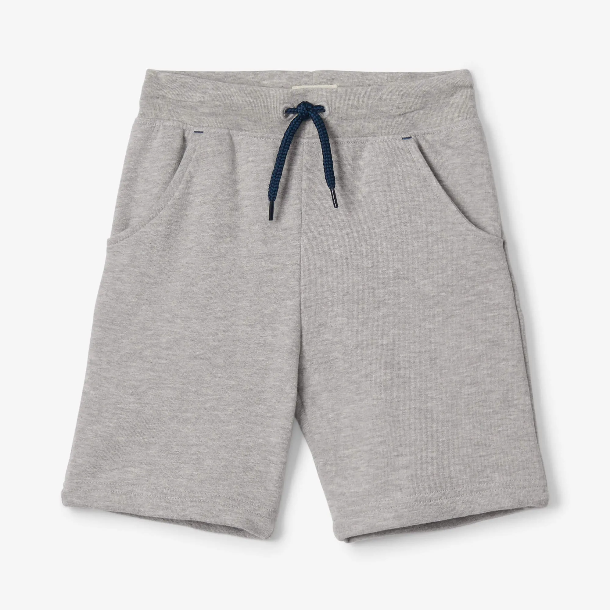 Grey Pull On Athletic Terry Shorts