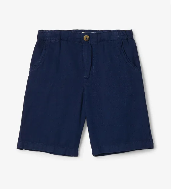Hatley Navy Twill Shorts