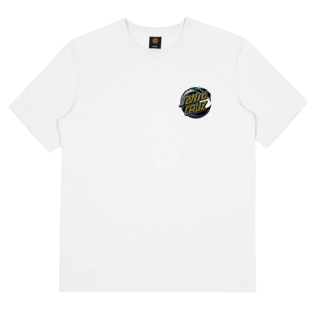 Holo Wave Dot Tee - White