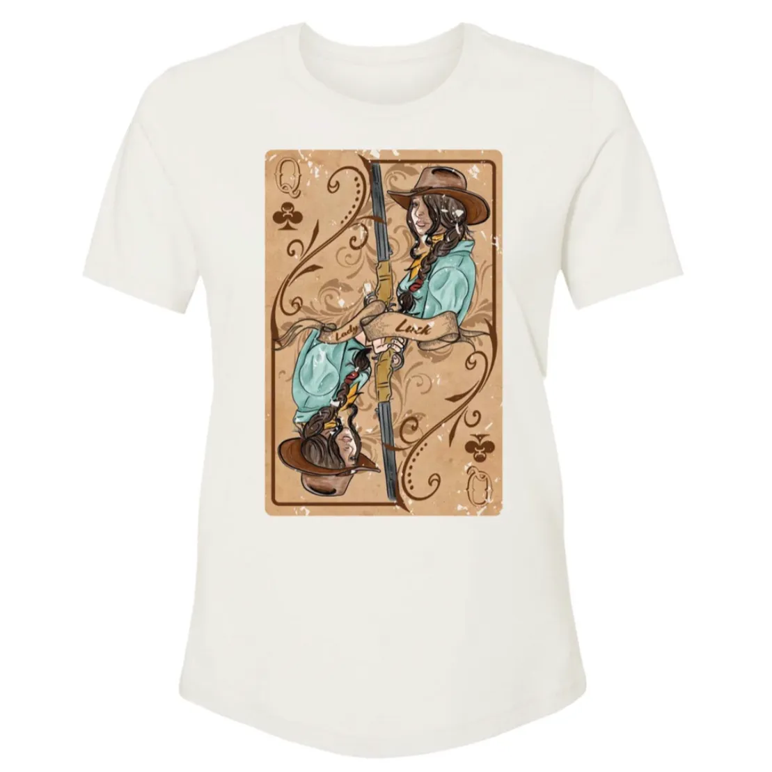 Hooey Women's "Lady Luck" Graphic Tee