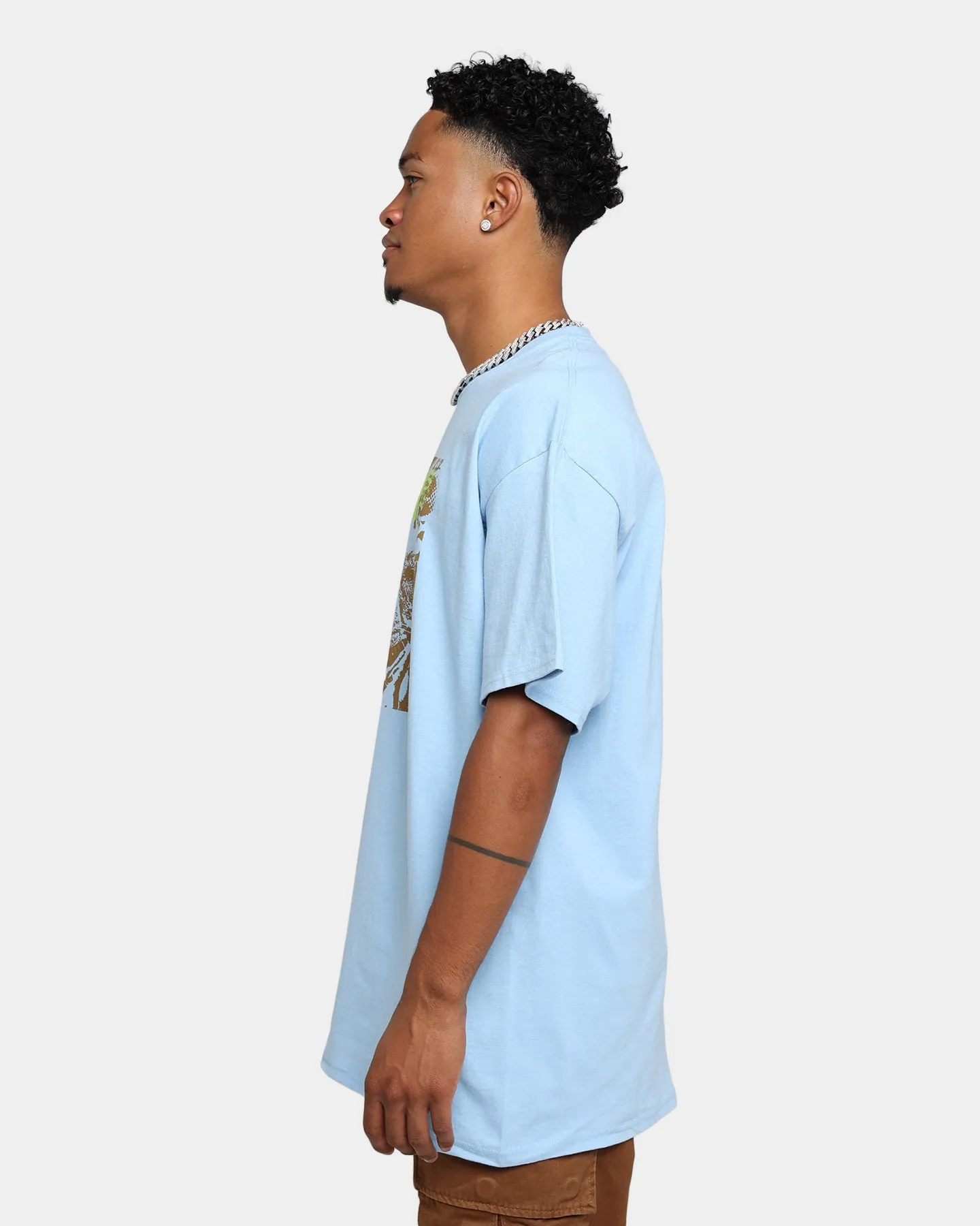 HUF Que Como T-Shirt Light Blue