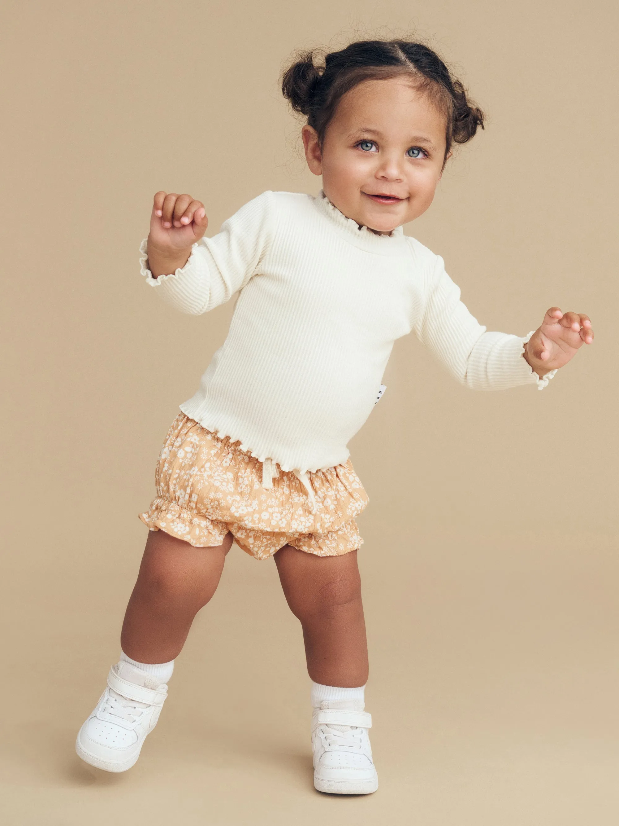 Huxbaby Floral Warm Glow Bloomers (Warm Glow)