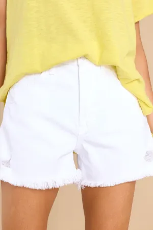 I'll Race You White Shorts
