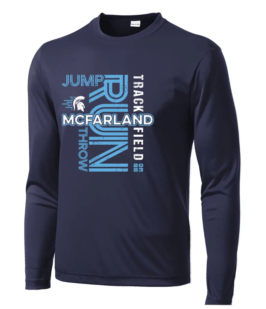 IMMS Track - Sport Tek Long Sleeve Dri-Fit t-shirt (2 color options!)