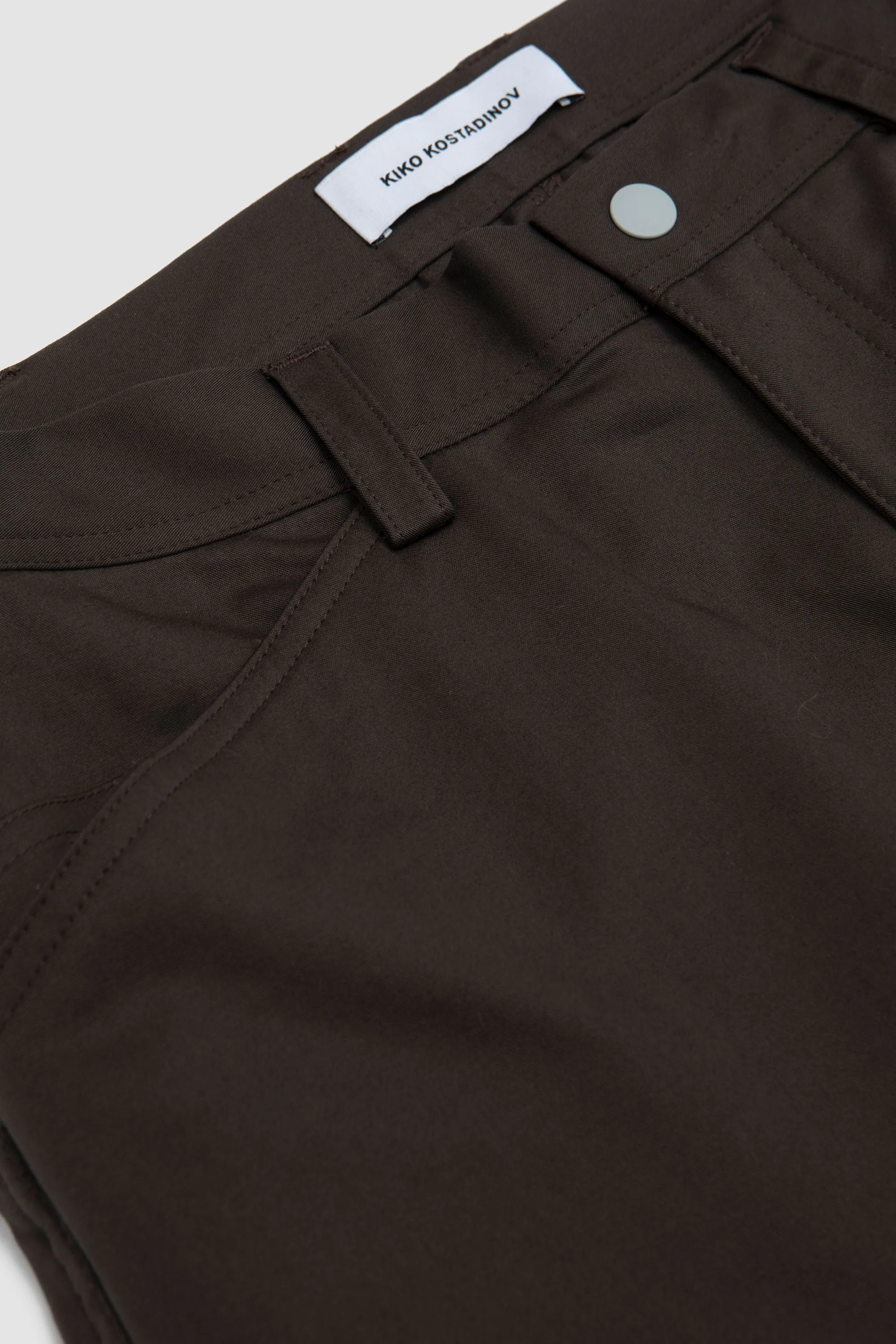 Inex Snap Shorts Java Brown