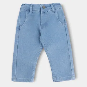 Infant Girls Denim Pant basic-LIGHT BLUE