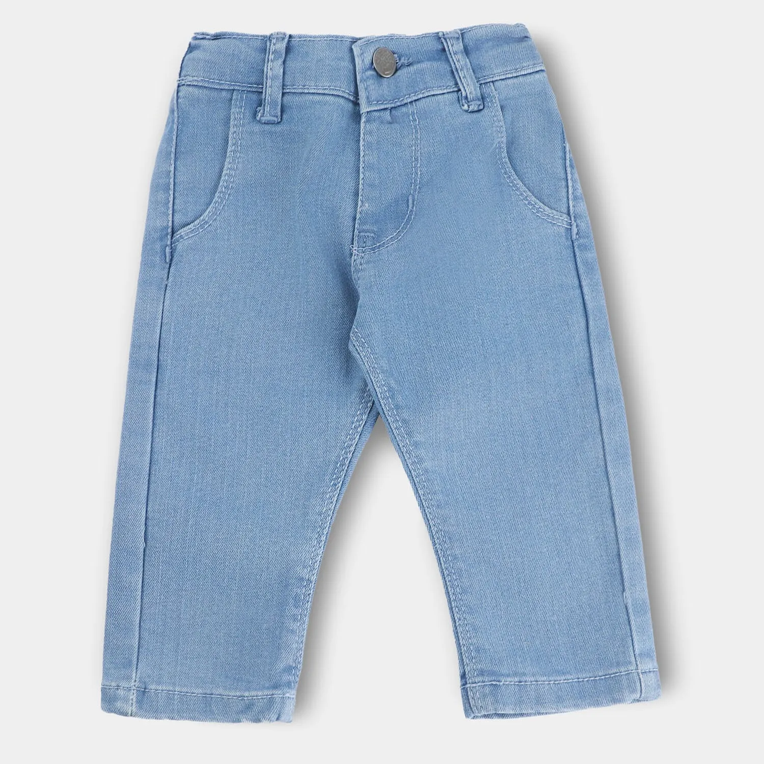 Infant Girls Denim Pant basic-LIGHT BLUE