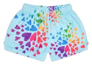 Iscream Bursting Hearts Plush Shorts