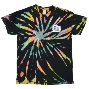 Isla Vista Blowin' Smoke Tie Dye Tees - Black [discontinued]
