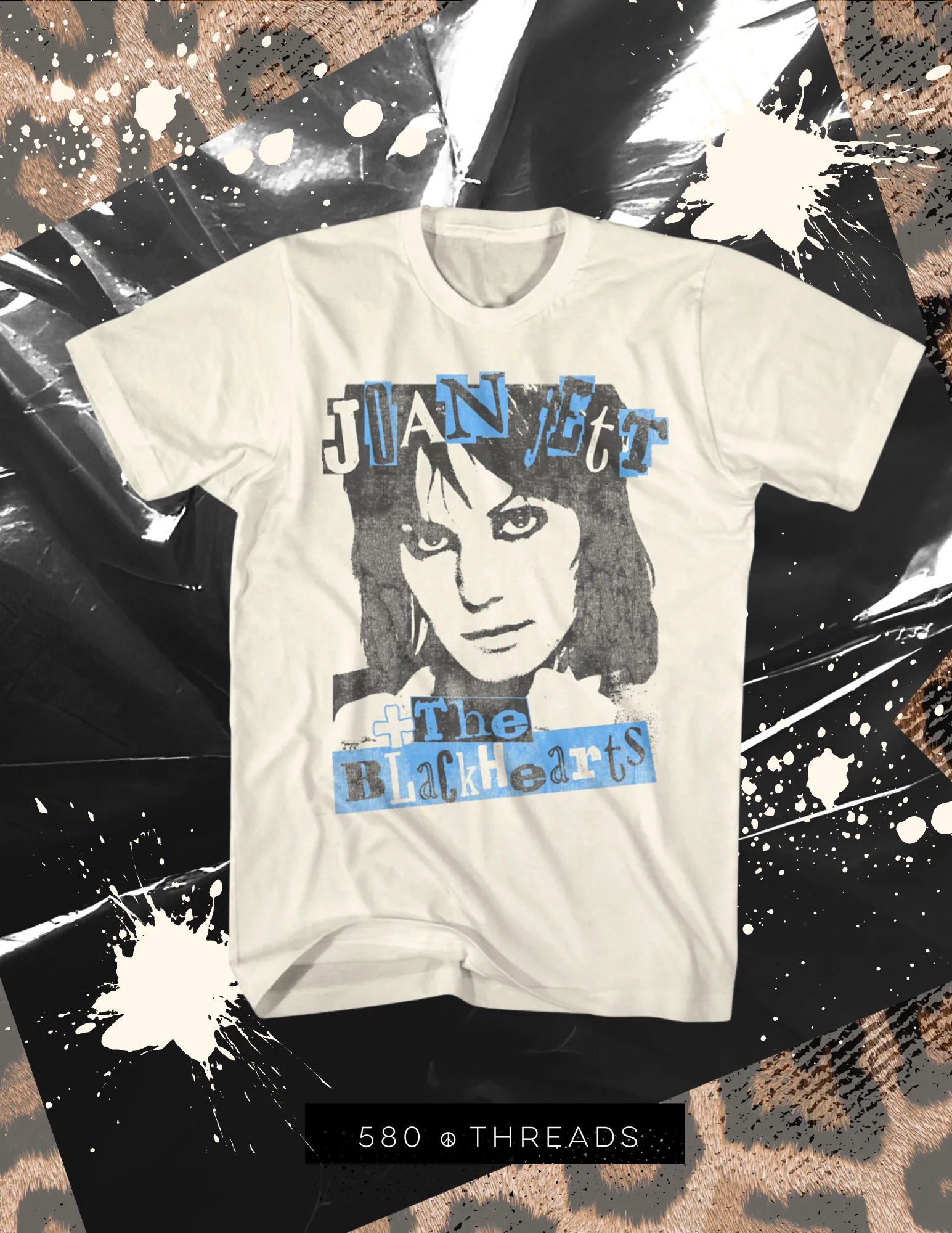 Joan Jett   The Blackhearts Tee in White