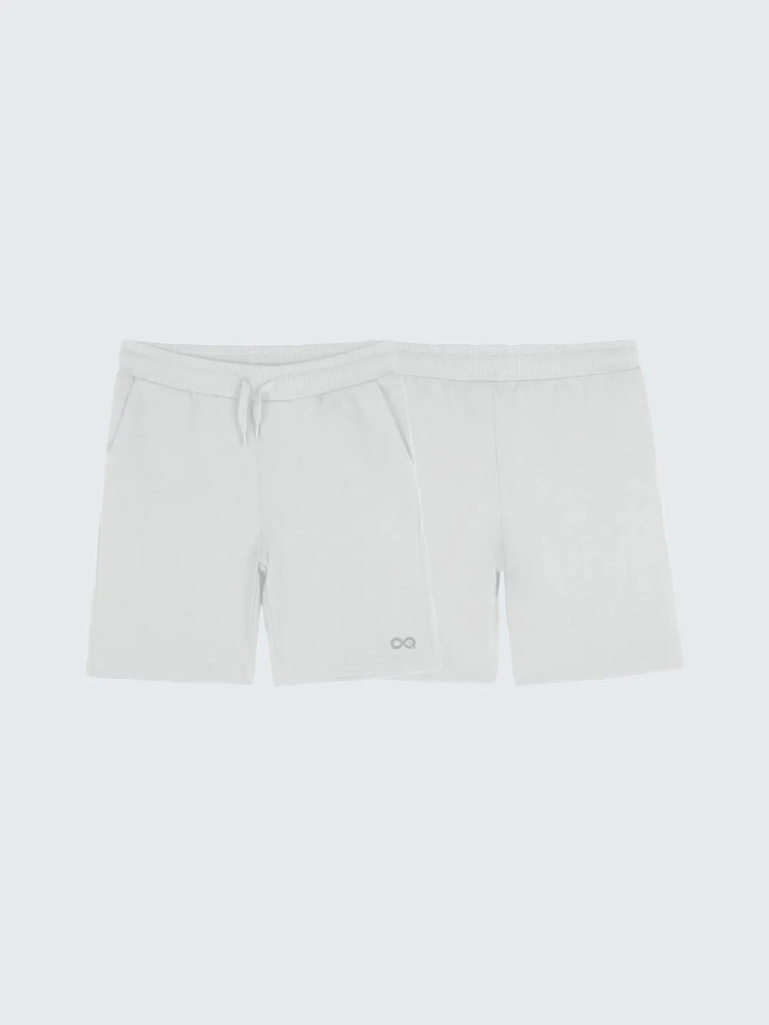 Kid's Active Shorts - White