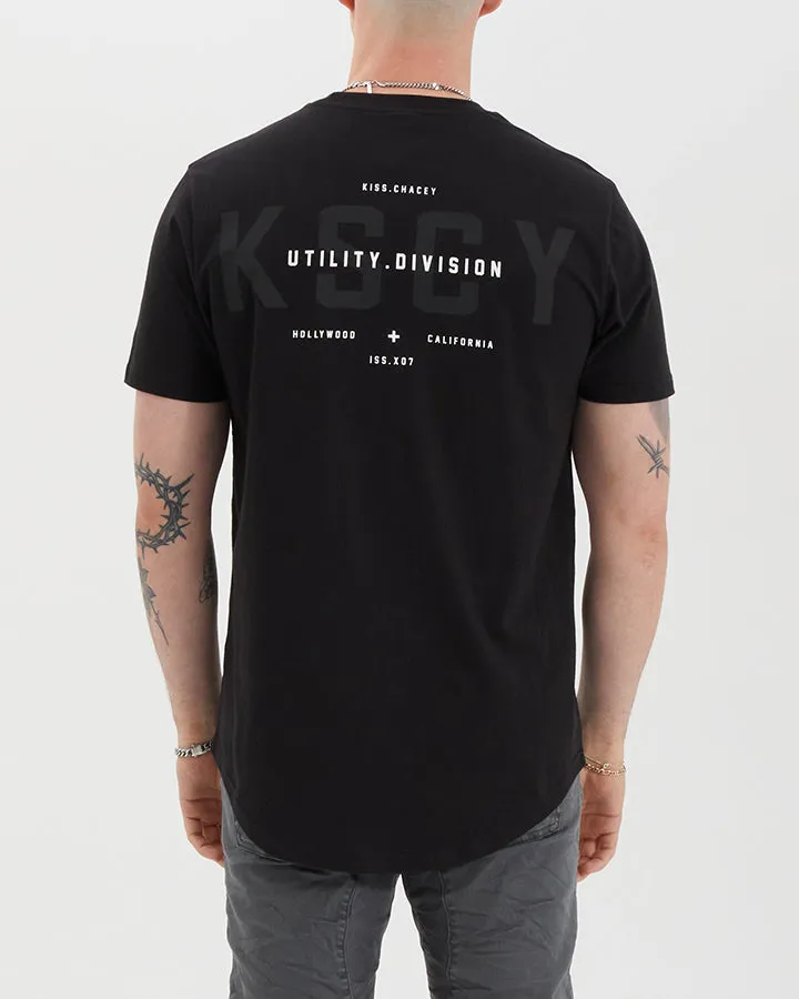 Kiss Chacey Shafer Dual Curved Tee - Jet Black