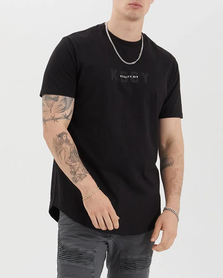Kiss Chacey Shafer Dual Curved Tee - Jet Black