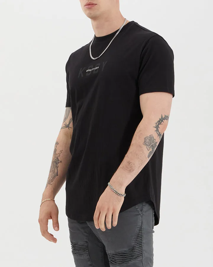 Kiss Chacey Shafer Dual Curved Tee - Jet Black