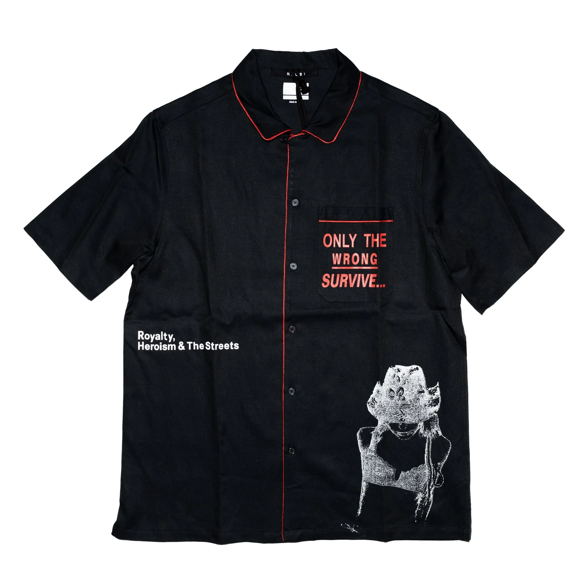 Ksubi Wrong Downtown Resort SS Shirt in Black