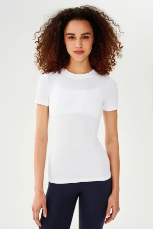 Louise Rib Short Sleeve