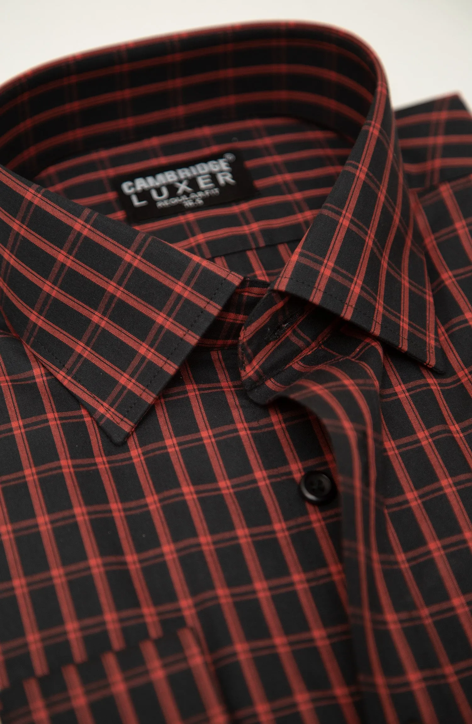 Maroon Stripes Formal Shirt