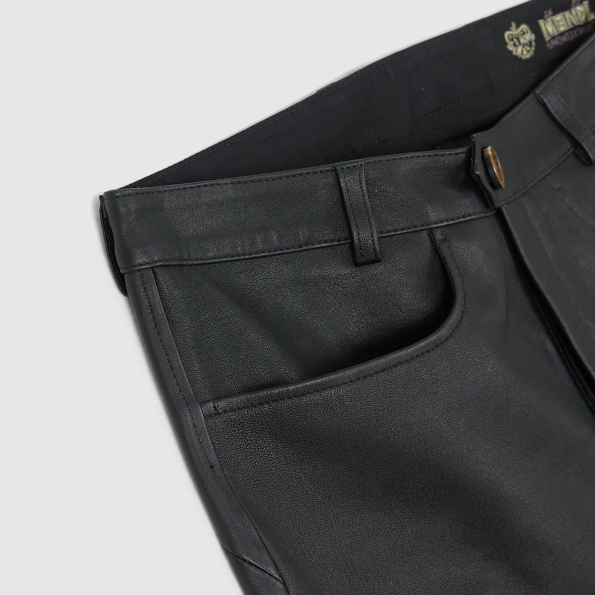 Meindl Ladies 2-Pocket Agatha Nappa Leather Stretch Pants