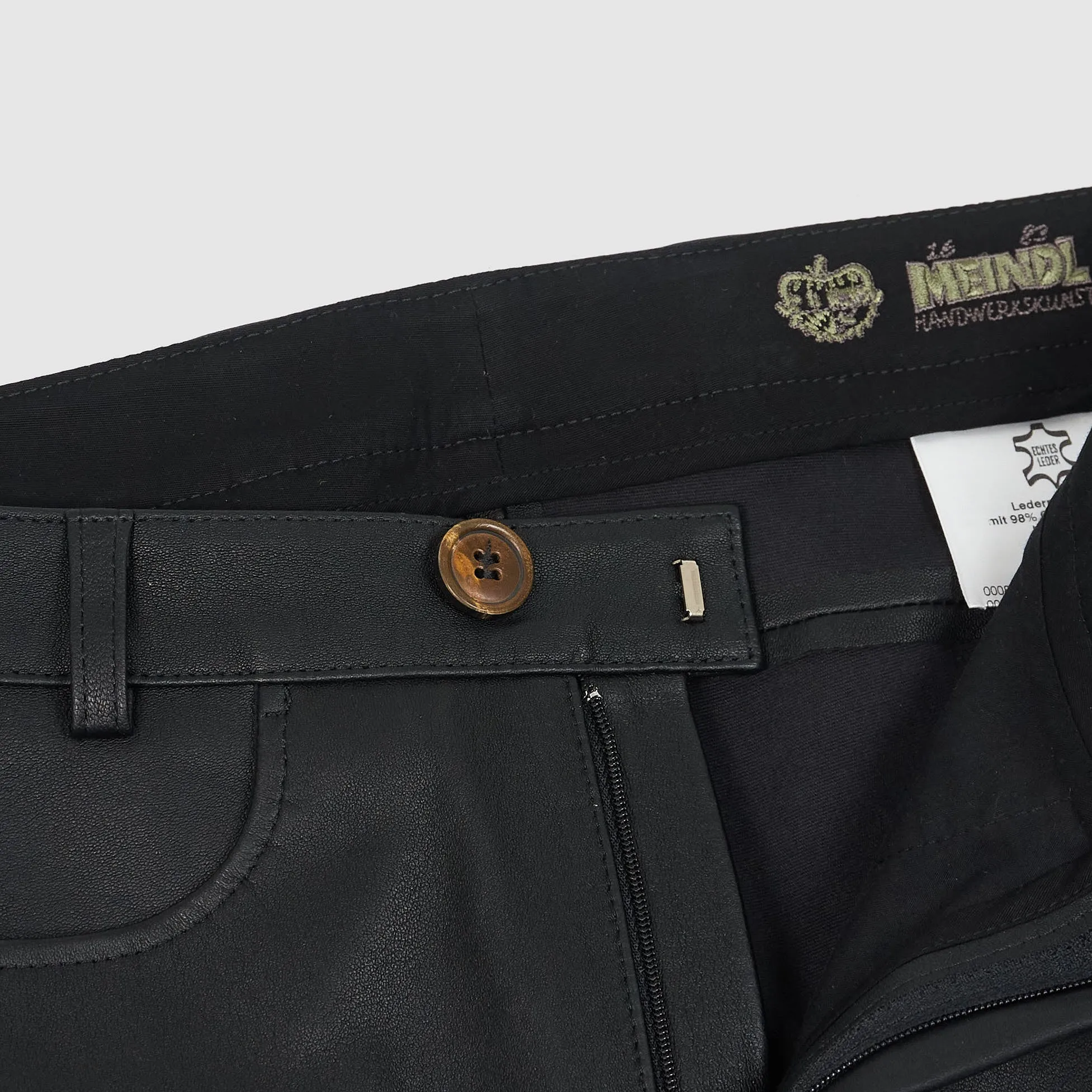 Meindl Ladies 2-Pocket Agatha Nappa Leather Stretch Pants