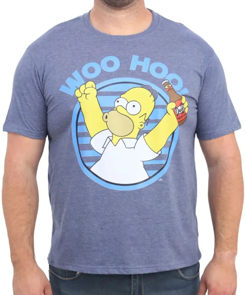 Mens Printed Simpsons Tee