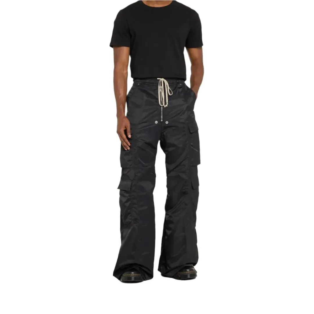 Midnight Nylon Cargo Pant