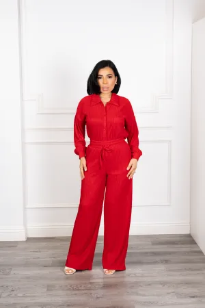 Minerva - Red Cozy Set