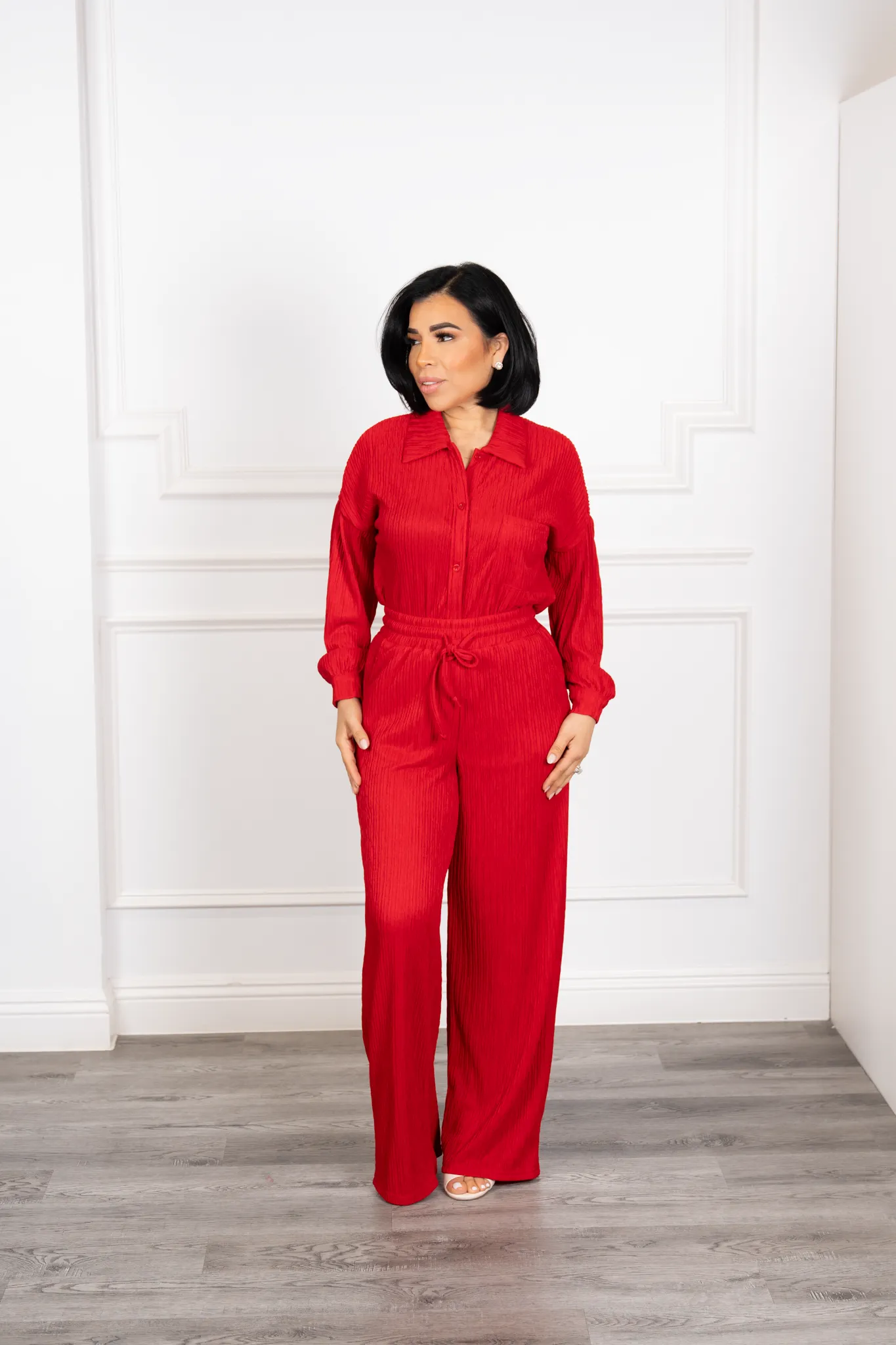 Minerva - Red Cozy Set
