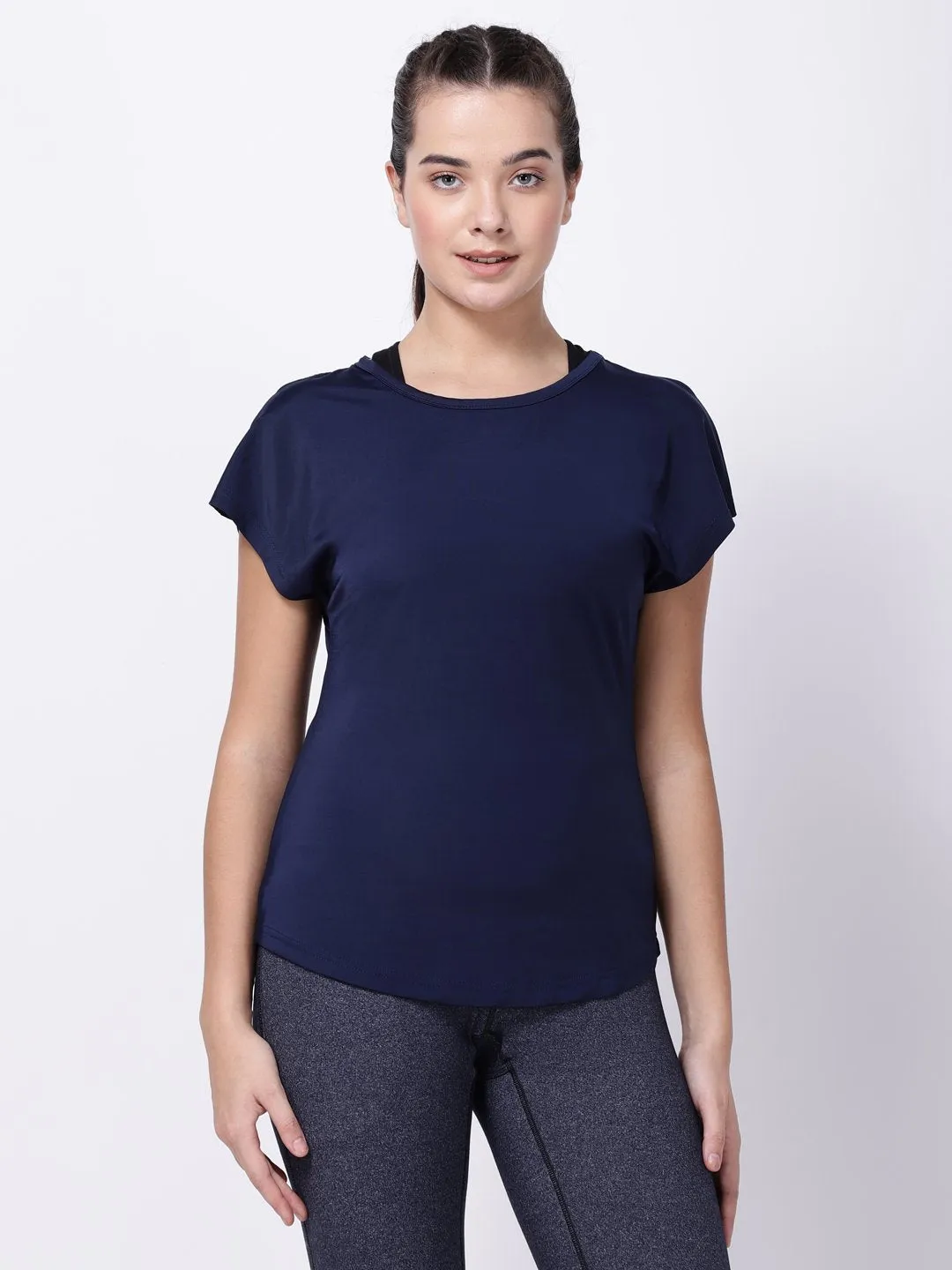 Navy Mesh I-Like-It-Cool Tee