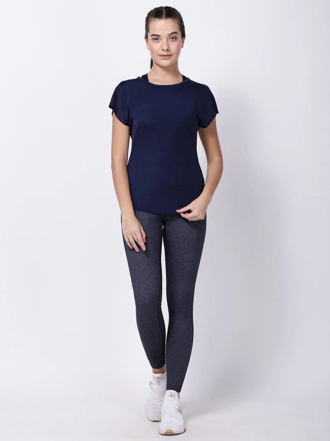 Navy Mesh I-Like-It-Cool Tee