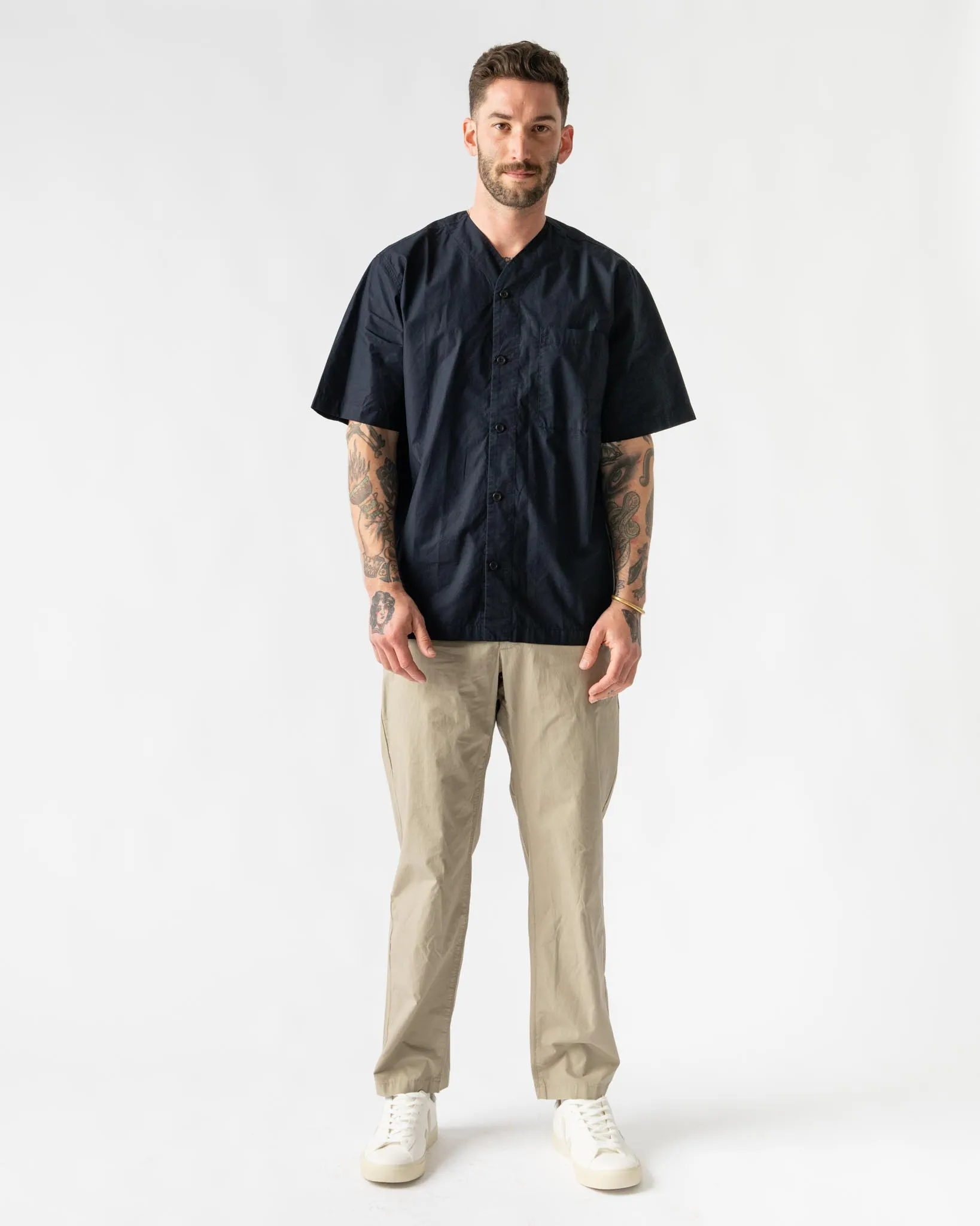 Norse Projects Andersen Regular Typewriter Flat Front Trouser in Clay