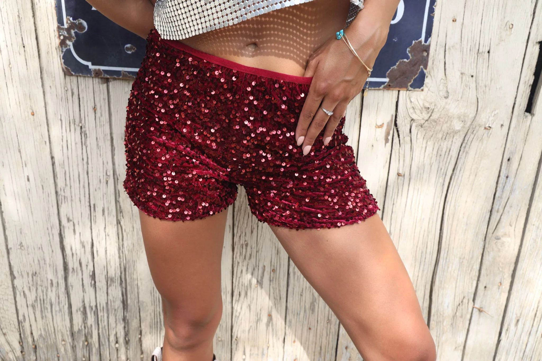 NOW OR NEVER SEQUIN SHORTS- RESTOCK ALERT