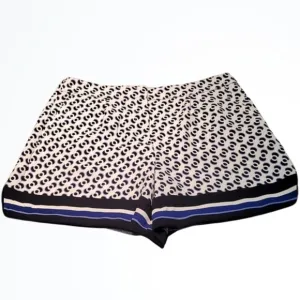 NWT Ann Taylor The Drapey Short Geometric Pattern Size 10