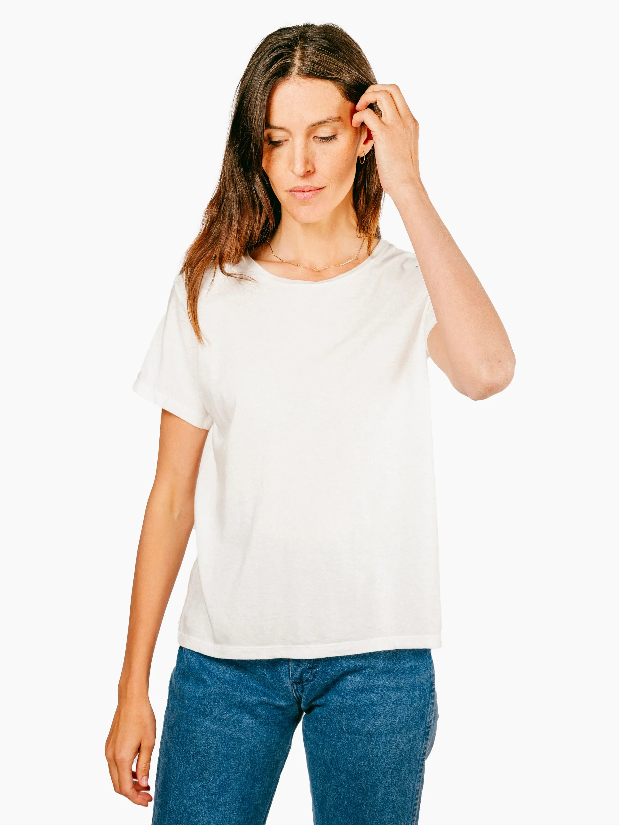 Ojai Tee | Washed White